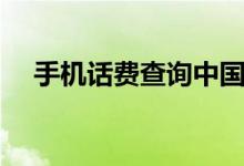 手机话费查询中国电信（手机话费查询）