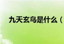 九天玄鸟是什么（九天玄鸟是什么动物）