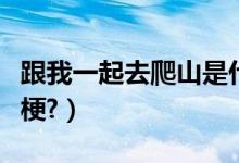 跟我一起去爬山是什么梗（一起去爬山是什么梗?）