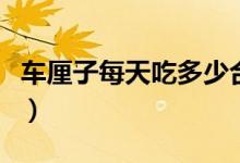 车厘子每天吃多少合适（车厘子每天吃多少好）