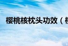 樱桃核枕头功效（樱桃核枕头功效与作用）