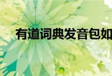 有道词典发音包如何做（有道词典发音）