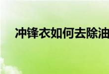 冲锋衣如何去除油渍（冲锋衣如何洗涤）