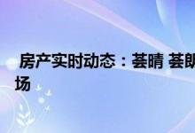  房产实时动态：荟晴 荟朗罕有精品户 提供逾千伙 拟下月登场 