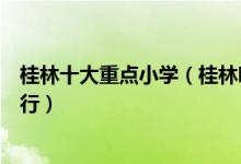 桂林十大重点小学（桂林哪些小学比较好桂林市小学实力排行）