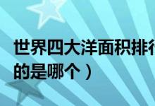 世界四大洋面积排行（世界四大洋中面积最小的是哪个）