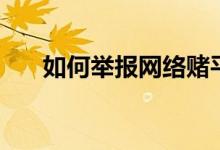 如何举报网络赌平台（如何举报弹幕）