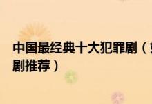 中国最经典十大犯罪剧（好看的犯罪电视剧盘点犯罪类电视剧推荐）