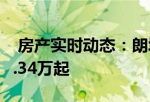  房产实时动态：朗城滙首批144伙 最平呎价1.34万起 