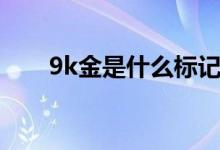 9k金是什么标记（9k金是什么意思）