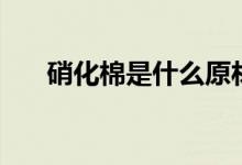硝化棉是什么原材料（硝化棉是什么）