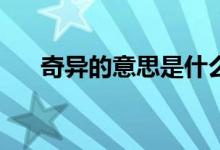 奇异的意思是什么（qy的意思是什么）