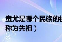 蚩尤是哪个民族的祖先（蚩尤被哪个少数民族称为先祖）