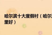 哈尔滨十大度假村（哈尔滨度假村排行榜哈尔滨度假山庄哪里好）