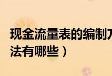现金流量表的编制方法（现金流量表的编制方法有哪些）