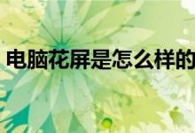 电脑花屏是怎么样的（电脑花屏是怎么回事）