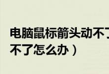 电脑鼠标箭头动不了怎么办（电脑鼠标箭头动不了怎么办）