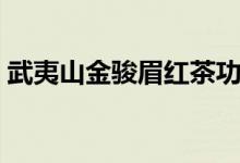 武夷山金骏眉红茶功效作用（武夷山金骏眉）