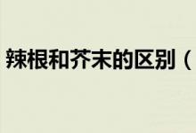 辣根和芥末的区别（辣根与芥末有什么区别）