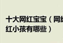 十大网红宝宝（网红萌娃排行榜最受欢迎的网红小孩有哪些）