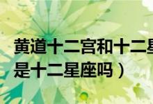 黄道十二宫和十二星座区别（黄道十二宫指的是十二星座吗）