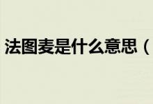 法图麦是什么意思（新疆法图麦是什么意思）