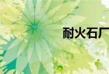 耐火石厂家（耐火石）