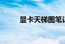 显卡天梯图笔记本（显卡天梯图）