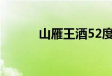 山雁王酒52度价格表（山雁王）