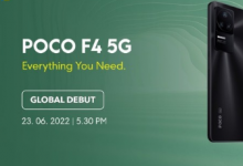 Poco F4 5G 全球发布确认于 6 月 23 日举行