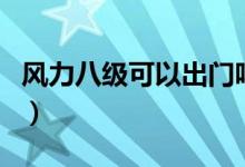 风力八级可以出门吗（风力八级可不可以出门）