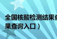 全国核酸检测结果查询系统（全国核酸检测结果查询入口）