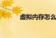 虚拟内存怎么设置（虚拟内存）