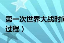 第一次世界大战时间（第一次世界大战的简要过程）