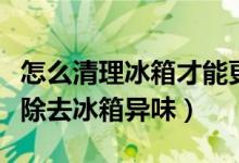 怎么清理冰箱才能更干净而且没有异味（如何除去冰箱异味）