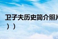 卫子夫历史简介照片（卫子夫历史简介（图文））