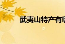武夷山特产有哪些（武夷山特产）