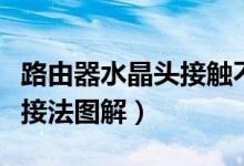 路由器水晶头接触不好怎么办（路由器水晶头接法图解）