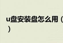 u盘安装盘怎么用（如何用U盘来安装Fedora）