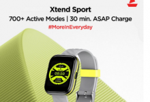 boAt Watch Xtend Sport智能手表配备1.69英寸显示屏700多种活动模式