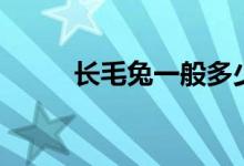 长毛兔一般多少钱一只（长毛兔）
