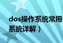 dos操作系统常用命令（计算机的DOS操作系统详解）