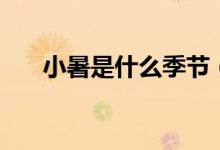 小暑是什么季节（小暑属于什么季节）