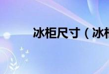 冰柜尺寸（冰柜尺寸一般是多少）