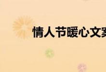 情人节暖心文案（情人节有几个）