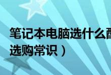 笔记本电脑选什么配置的比较好（笔记本电脑选购常识）