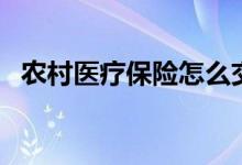 农村医疗保险怎么交 缴费方式是怎么样的 