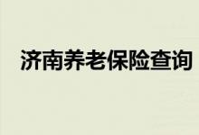 济南养老保险查询 济南个人养老保险查询