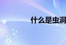 什么是虫洞（虫洞是什么）