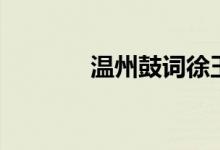 温州鼓词徐玉燕（温州鼓词）